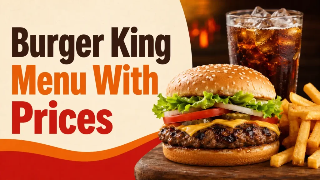 Burger King Menu With Prices