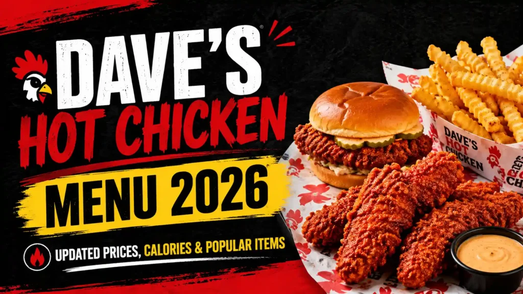 Dave's Hot Chicken Menu With Prices
