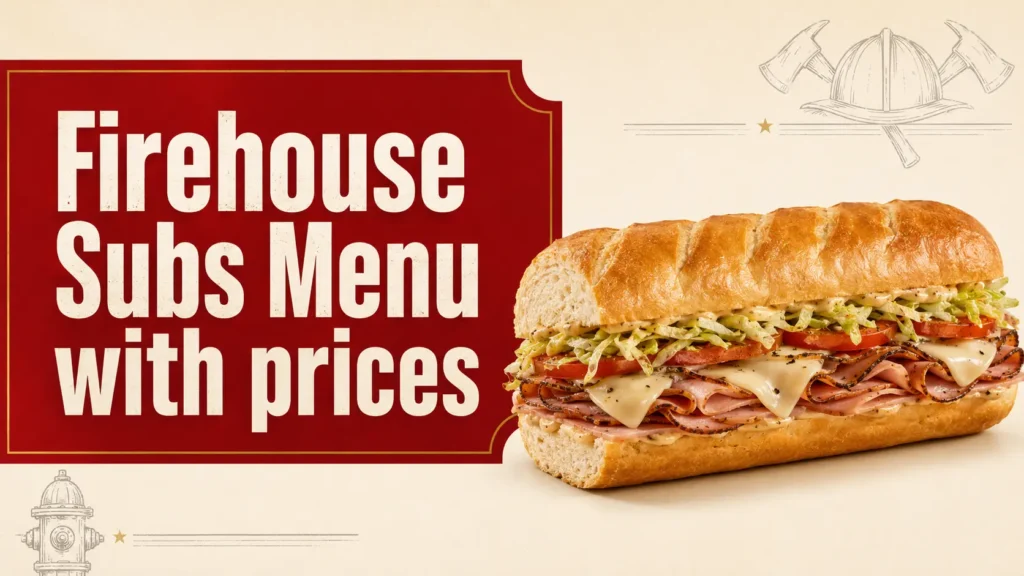 Firehouse Subs Menu With prices