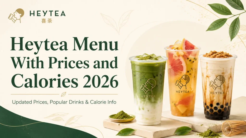 Heytea Menu With Prices