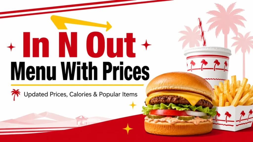In n Out Menu With Prices