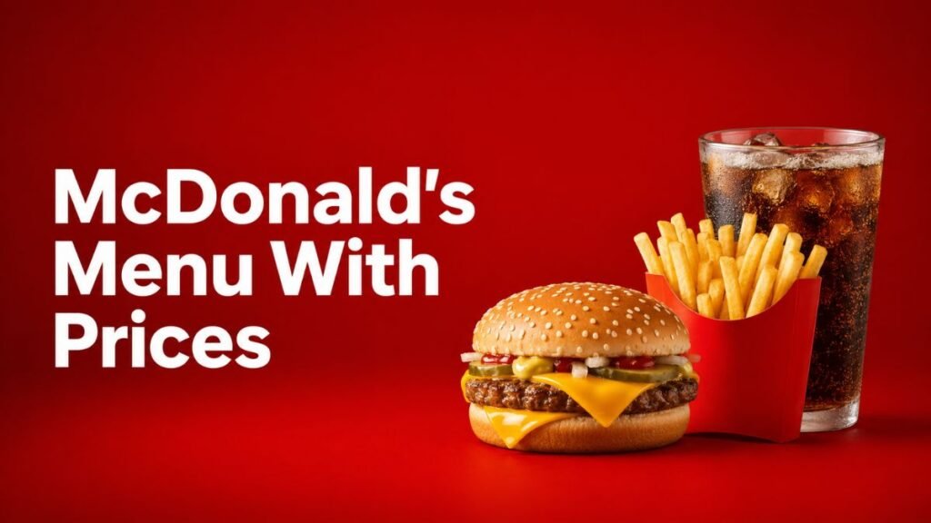 Mcdonald’s Menu with prices