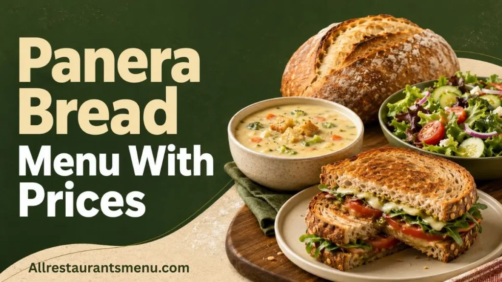 Panera Bread Menu With Prices