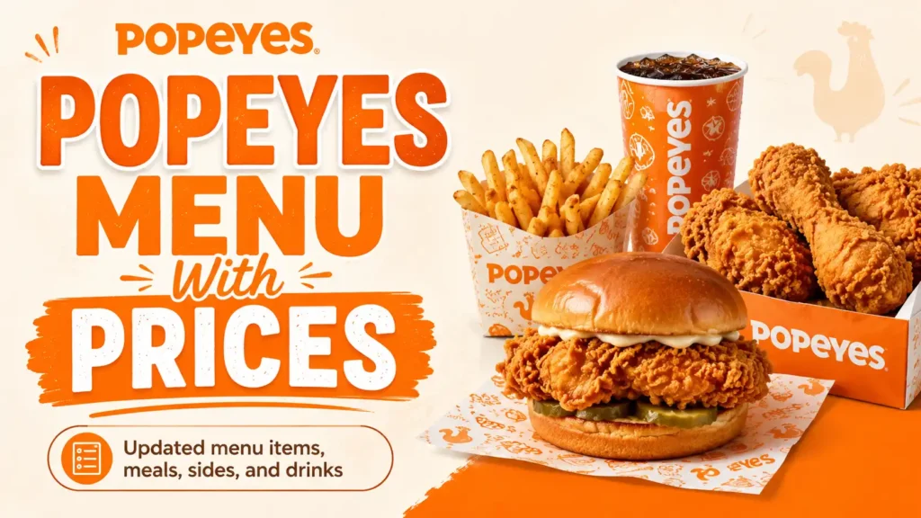 Popeyes Menu With Prices