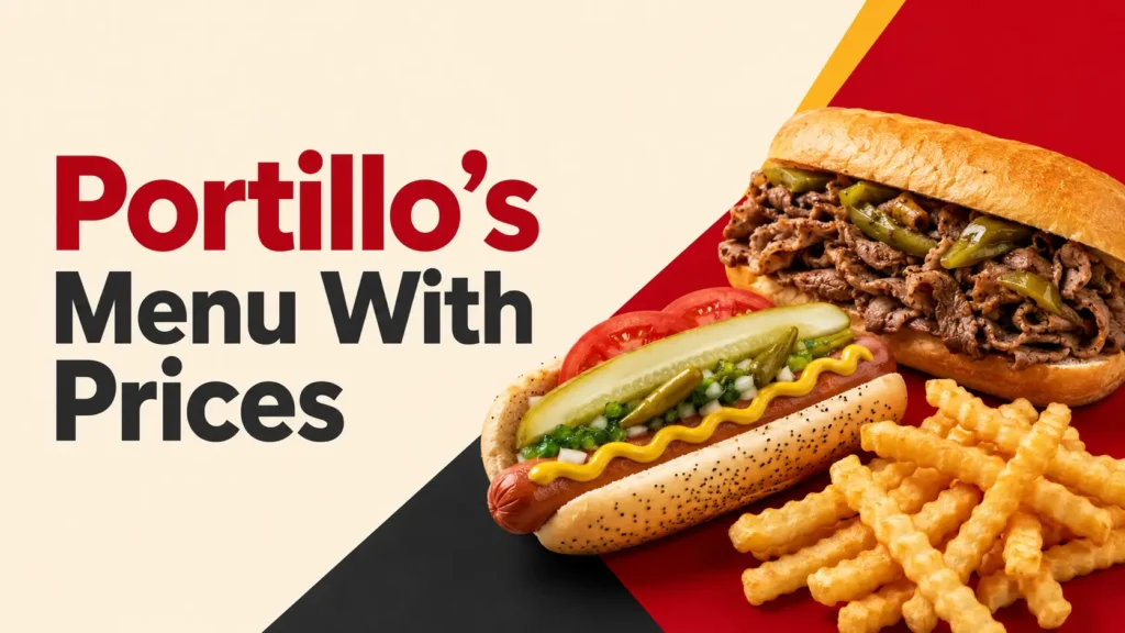 Portillo’s Menu With Prices