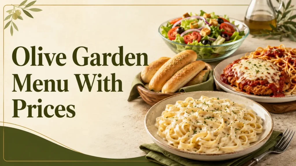 Olive Garden Menu With Prices