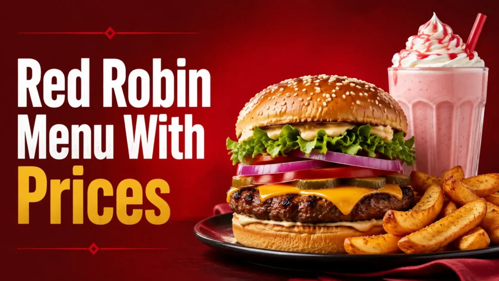Red Robin Menu With Prices