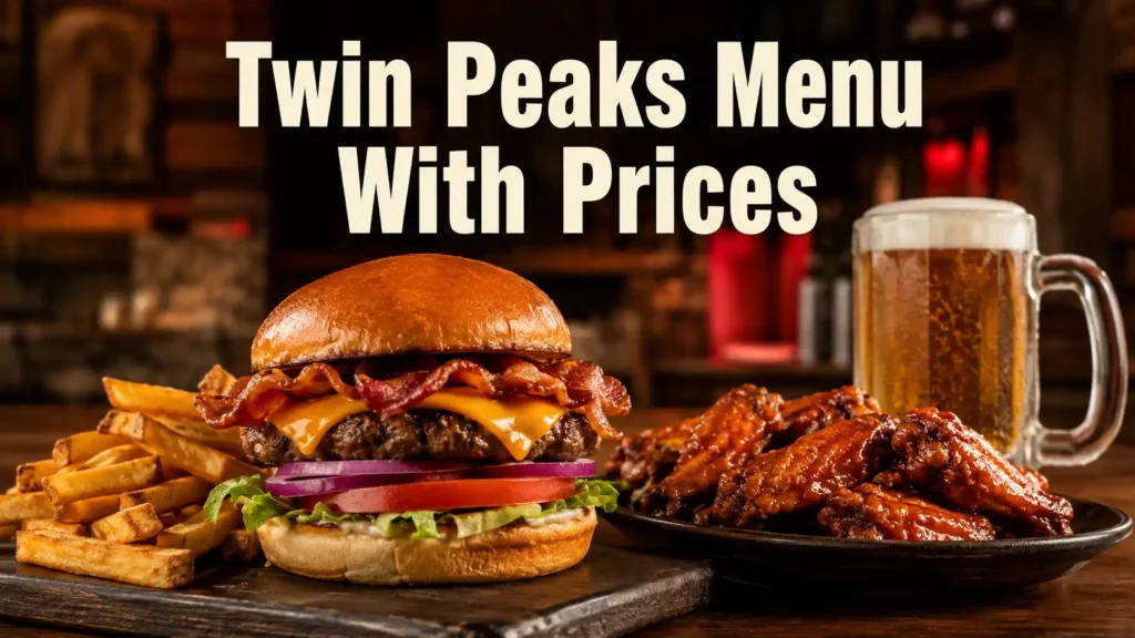 Twin Peaks Menu With Prices